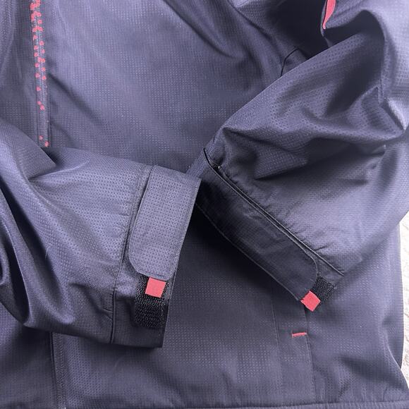 Reebok On Field Arizona Cardinals Zip Up Jacket Size Large Removable Hood - Picture 13 of 16